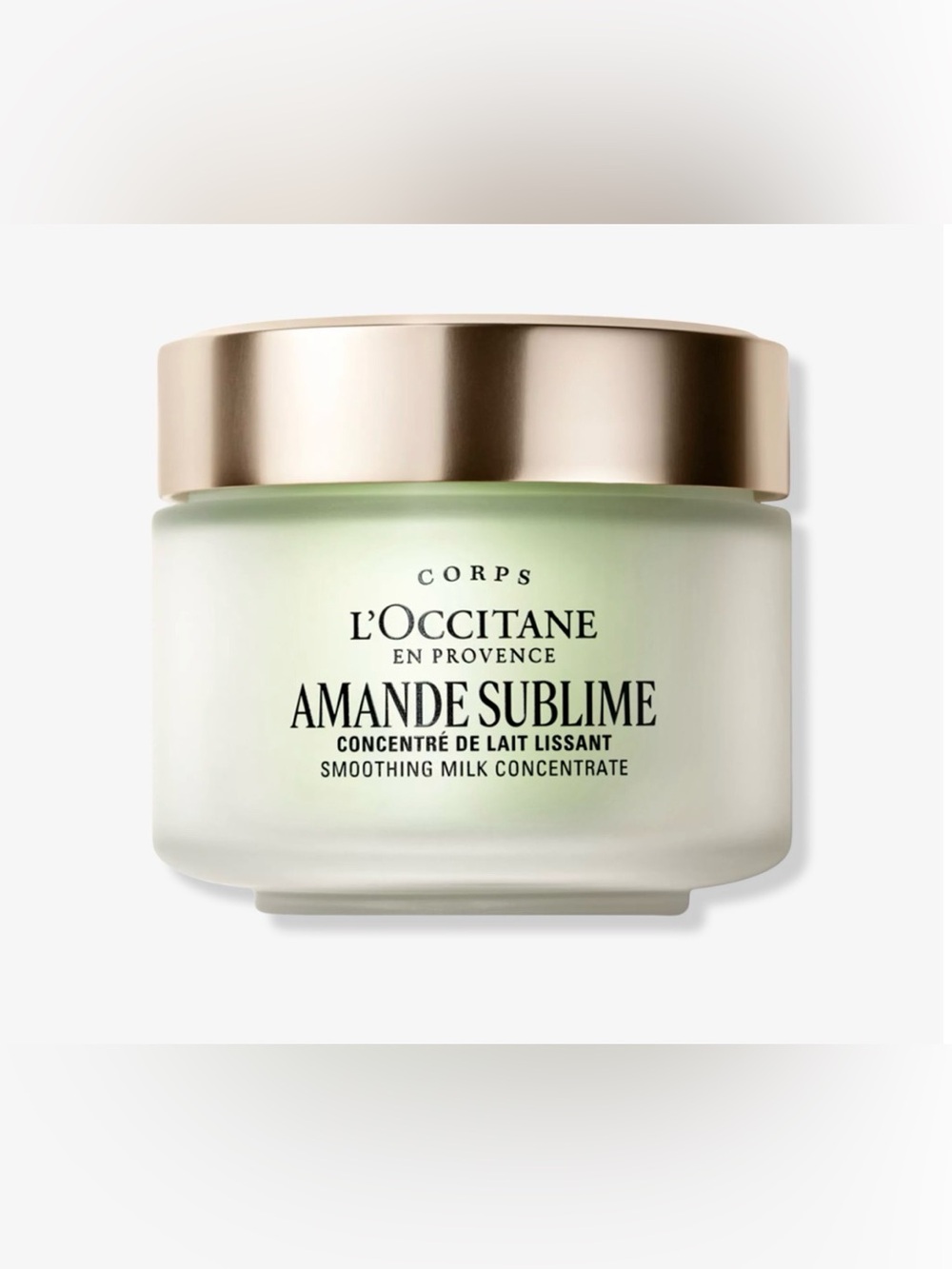 L'OCCITANE Amande Sublime Moisturizer - Pale Green with Gold Lid